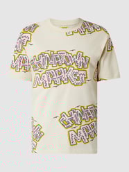 T-Shirt mit Logo-Muster von MARKET Beige - 19