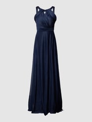 Abendkleid mit Taillenpasse von TROYDEN COLLECTION Blau - 29