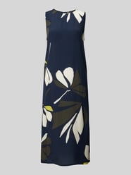Midi-jurk met ronde hals, model 'Qariel' van Someday Groen - 16