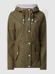 Jack met capuchon, model 'Marge' - waterdicht van Ragwear Groen - 18