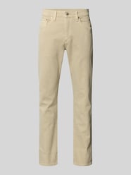 Tapered Fit Jeans aus Baumwoll-Mix Modell '502™ TAPER' von Levi's® Beige - 3