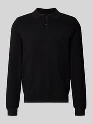 Koszulka polo o kroju relaxed fit z dodatkiem wełny model 'KN_Momentum-X PL' od BOSS Green - 12