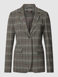 Blazer met glencheck-motief van More & More Grijs - 25
