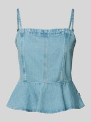 Trägertop w kroju slim fit z czystej bawełny model 'ANDERSON FLOUNCE' od Levi's® - 11