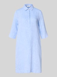 Knielanges Hemdblusenkleid aus Leinen mit 3/4-Arm von Christian Berg Woman - 39