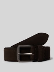 Pasek z naturalnej skóry bydlęcej model 'SYHR-SD' od BOSS - 46