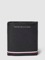 Portemonnaie mit Label-Details Modell 'CENTRAL TRIFOLD' von Tommy Hilfiger Schwarz - 18