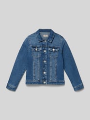 Kurtka jeansowa z dodatkiem streczu model ‘Sara’ od ONLY - 20