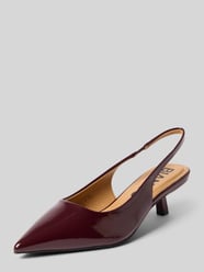 Pumps mit offener Ferse von BIANCO Bordeaux - 32