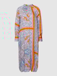 Blusenkleid mit Allover-Muster Modell 'Kaftan' von Emily Van den Bergh Orange - 30