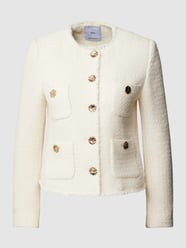 Blazer mit Rundhalsausschnitt Modell 'WINTOUR' von Mango Weiß - 34