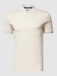 Poloshirt mit Label-Patch von CK Calvin Klein Weiß - 41