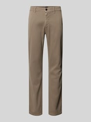 Slim Fit Chino mit seitlichen Eingrifftaschen von BOSS Orange Beige - 47