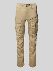 Spodnie cargo o kroju regular tapered fit z kieszenią zapinaną na zamek błyskawiczny od G-Star RAW - 9