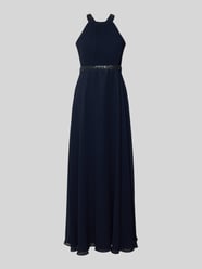 Abendkleid mit Ziersteinbesatz und Raffungen von VM by Vera Mont - 1