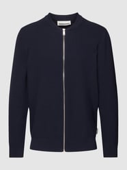 Strickjacke mit Label-Detail Modell 'AAGADI' von Armedangels Blau - 18