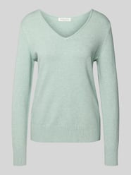 Regular fit shirt van lange mouwen van viscosemix in gebreide look van Christian Berg Woman - 5