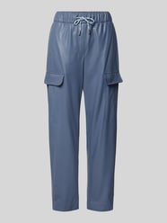 Straight Fit Hose in Leder-Optik mit Pattentaschen von Marc Cain - 18