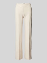 Straight Leg Stoffhose mit elastischem Bund Modell 'NANOU' von SEDUCTIVE Beige - 7