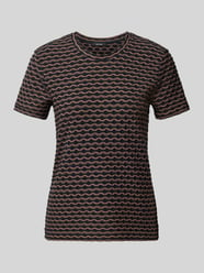 T-shirt met structuurmotief, model 'Siwave' van OPUS - 10