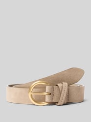 Riem van echt leer met doornsluiting van Marc O'Polo Beige - 35