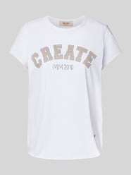 T-shirt z nadrukiem z logo model ‘Celli’ od MOS MOSH - 1