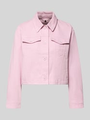 Jeansjacke mit Knopfleiste und Brusttaschen von Marc Cain - 48