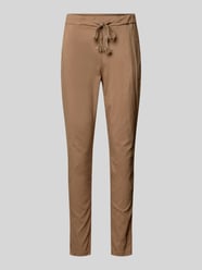 Sweatpants met deelnaden van ZABAIONE Bruin - 5