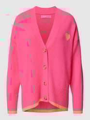 Cardigan mit Motiv-Print von Rosa & Me Pink - 46