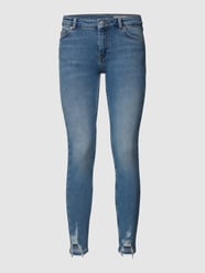 Skinny Jeans mit Destroyed-Effekten von REVIEW Blau / Türkis - 39