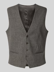 Regular Fit Weste mit V-Ausschnitt Modell 'Emil' von MCNEAL - 24