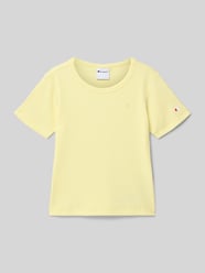 T-shirt w kroju regular fit z haftowanym logo od Champion - 41