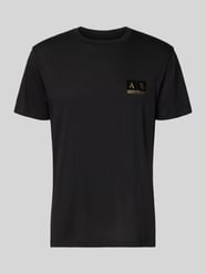 Regular fit T-shirt met logostitching van ARMANI EXCHANGE - 22