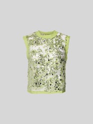 Tanktop mit Paillettenbesatz von BAUM & PFERDGARTEN - 2