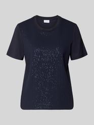 T-shirt van viscosemix met pailletten van COMMA - 26