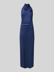 Abendkleid mit Stehkragen und rückseitigem Knopfverschluss von SWING - 11