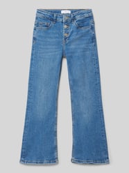 Flared Jeans mit 5-Pocket-Design von Mango Blau - 19