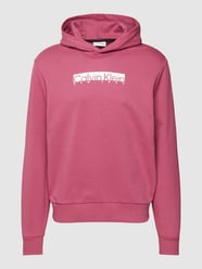 Hoodie mit Label-Print von CK Calvin Klein Rosa - 6