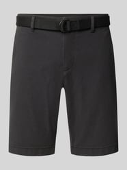 Szorty chino w kroju regular fit z mieszanki bawełny od Tom Tailor Denim - 30