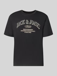 Regular fit t-shirt van puur katoen model 'Denver' van JACK & JONES - 12
