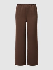 Comfortbroek met wijde pijpen, model 'Luna' van Another Label Bruin - 43