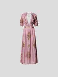 Maxikleid aus Seide von Hannah Artwear Rosa - 3