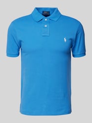 Poloshirt mit Label-Stitching von Polo Ralph Lauren Blau - 22