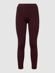 Legging met elastische band van Falke Rood - 13