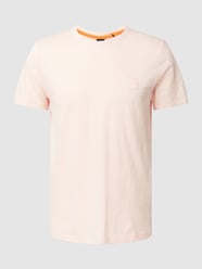 T-Shirt mit Logo-Stitching Modell 'TEGOOD' von BOSS Orange Rosa - 30