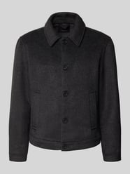 Kurtka koszulowa z wykładanym kołnierzem i listwą guzikową od JACK & JONES Premium - 40