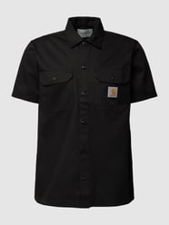 Freizeithemd mit Label-Patch von Carhartt Work In Progress Schwarz - 39