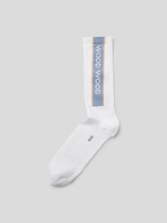 Socken mit Label-Print von WOOD WOOD Blau - 22