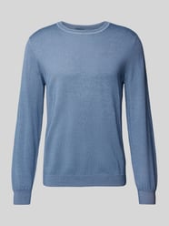 Slim fit gebreide pullover met ronde hals van OLYMP Level Five - 35