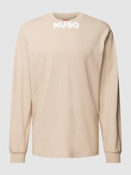 Sweatshirt mit Rundhalsausschnitt Modell 'Dotopaxi' von HUGO Beige - 23